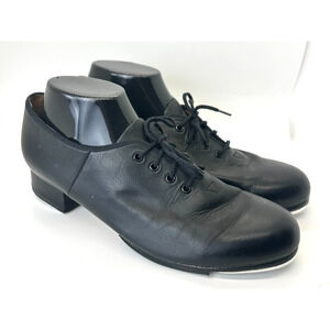Bloch Techno Tap Leather Ladies Jazz Tap Dance Shoes Womens Size 12 Black